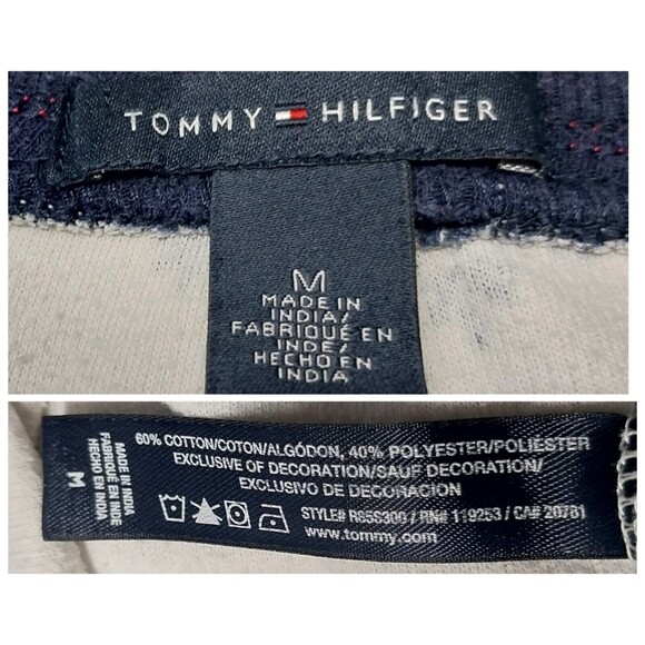 Tommy Hilfiger 2 pc Thermal Medium Womens Pajama Set Snowflakes Read Description - Picture 16 of 16
